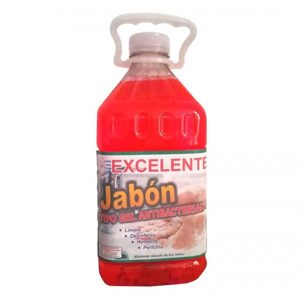 Jabón tipo gel antibacterial GL